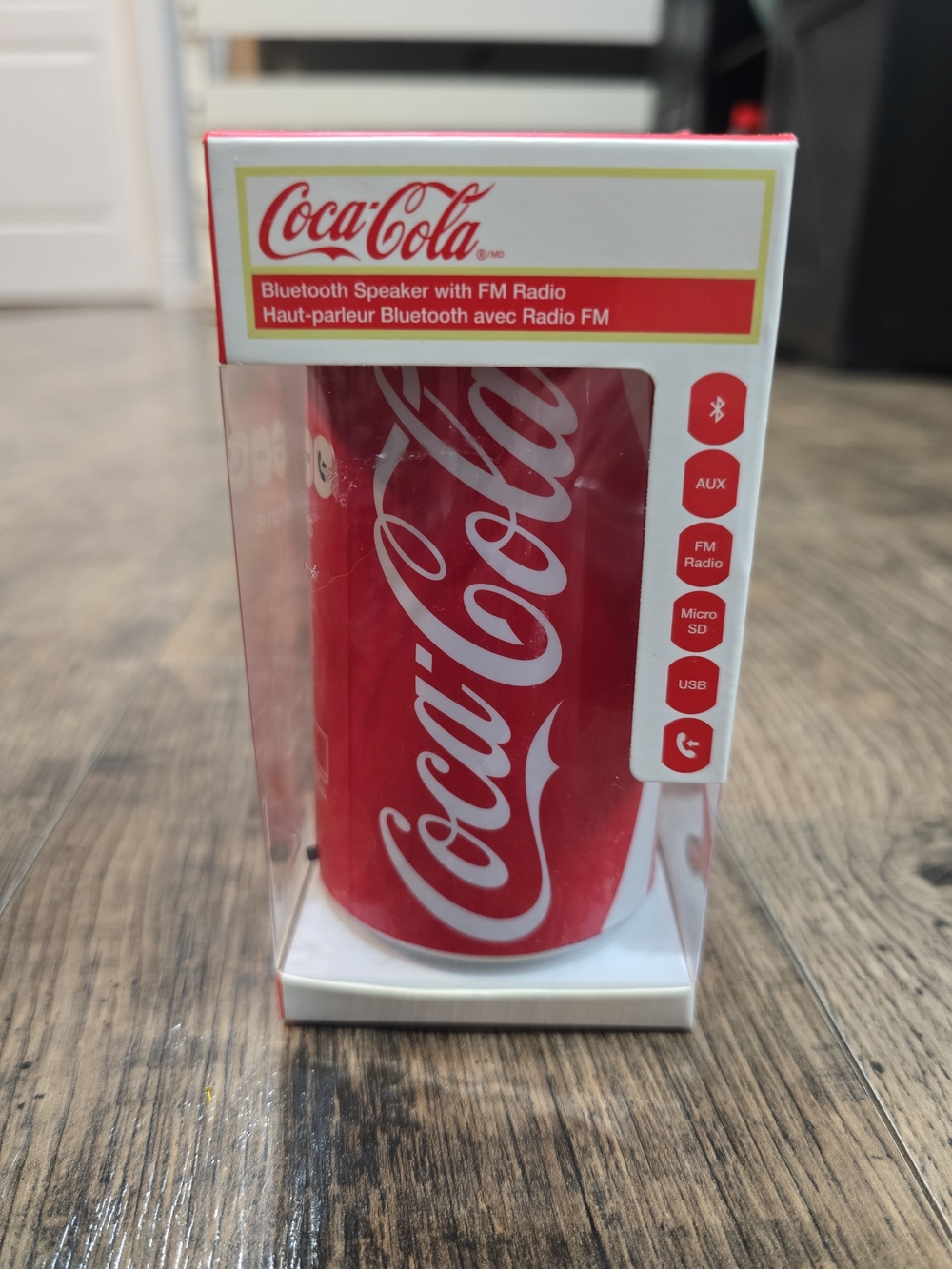 Coca Cola Red Bluetooth Speaker with FM Radio